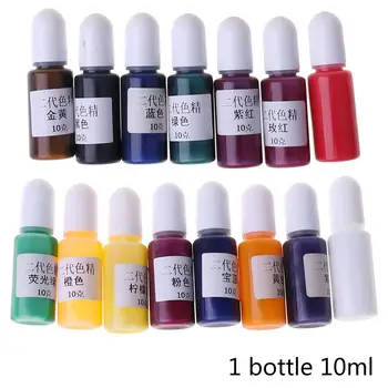 

15 Colors Epoxy Pigment Translucent Liquid Resin Colorant Each 0.35oz Epoxy Resin for Resin Jewelry DIY Crafts Art Making