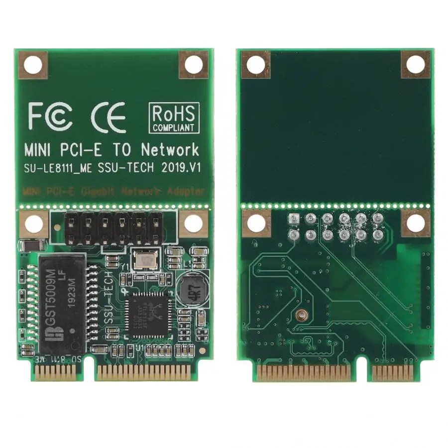 MINI PCI-E Gigabit проводной сетевой карты с светодиодный индикаторы для XP/WIN7/WIN8/WIN8.1/WIN10 сетевая карта