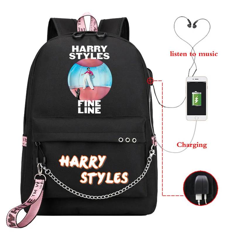 Harry Styles Backpack for Teenage