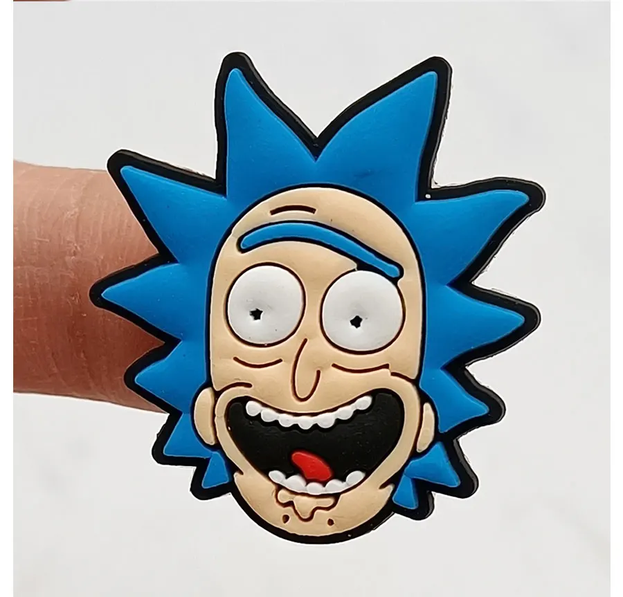 Dropshipping 1Pcs Cartoon PVC Shoe Charms Sandal Accessories Diy Fantasy Adventure Shoe Buckle Decoration Jibz For Croc Charms