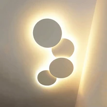 Современный Креативный светодиодный потолочный светильник eclipse с комбинированным инженерным фоном, круглый потолочный светильник для спальни
