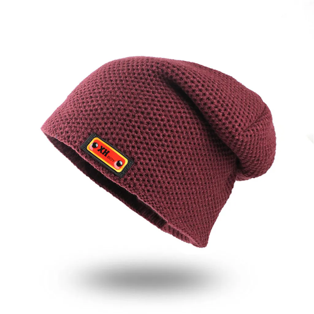 Осенне-зимняя женская модная Вязаная шапка-бини skullies, Мужская теплая бархатная шапка-бини, шапка женская