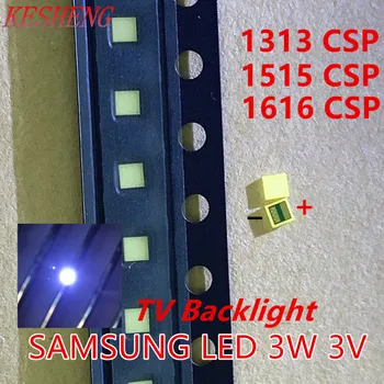 

200pcs For SAMSUNG LED LCD Backlight TV Application LED Backlight 3W 3V CSP 1313 Cool white for TV TV Application