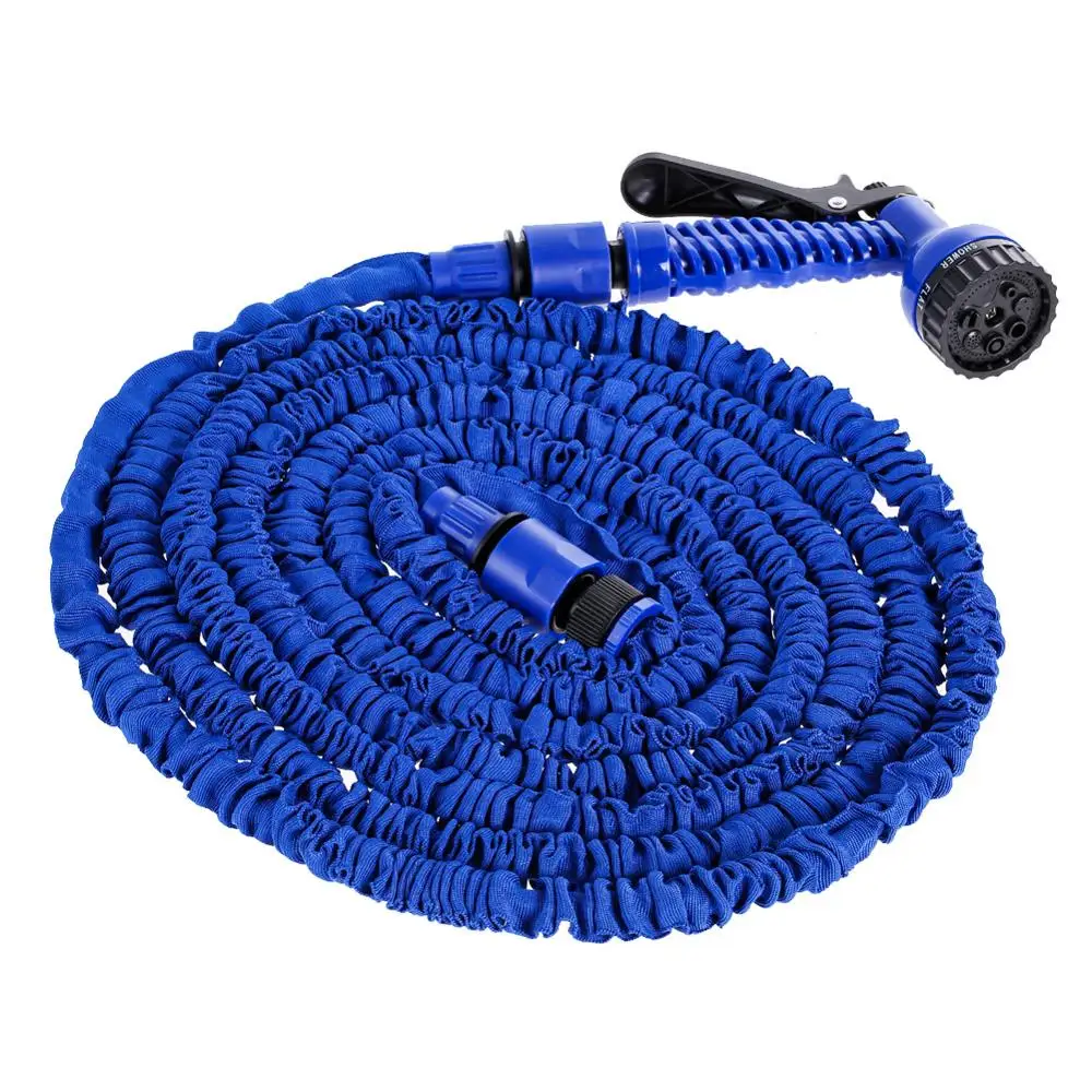 

25ft-200FT Garden Hose Expandable Magic Flexible Water Hose EU Hose Plastic Hoses Pipe With Spray Gun To Watering Car Wash Spray