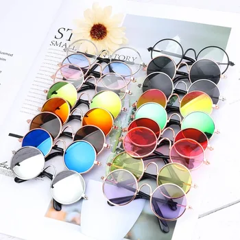 

2019 New Doll accessories Toy Cool Sunglasses toys For children American Toy Baby born Toy Dolls Glasses Pet Photo Prop