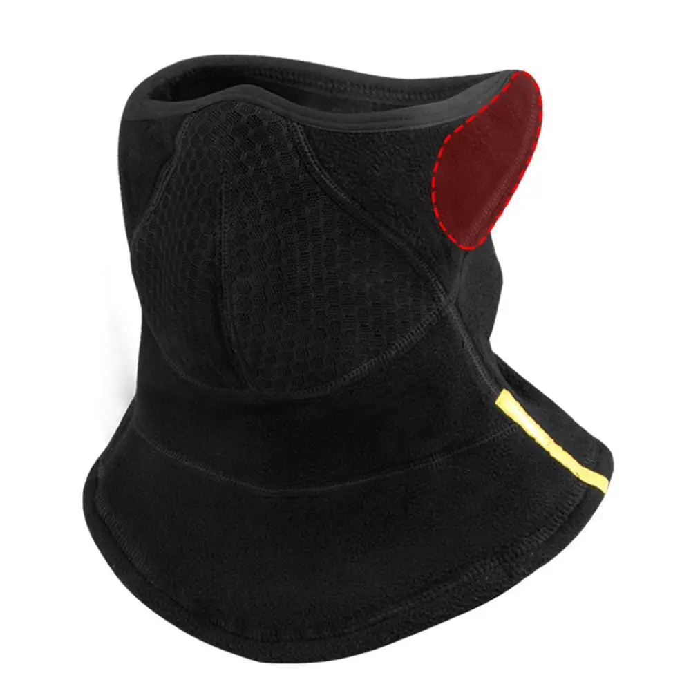 Fleece warm mask Ветрозащитная теплая флисовая маска на половину лица, дышащая теплая водонепроницаемая маска для шеи - Цвет: Fleece warm mask