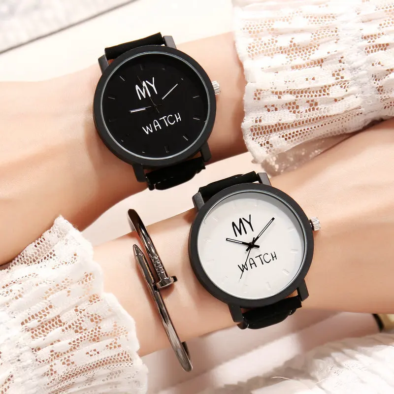 

Aa0001 Harajuku-Style Couple Watch One-to-Fashion Students Simple Watch Girl'S Casual Students Quartz Watch