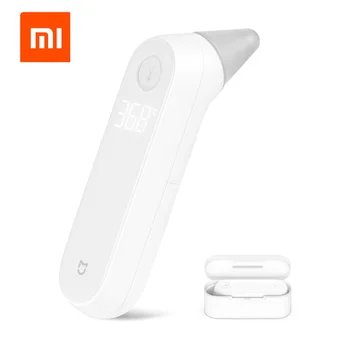 

Xiaomi mijia Ear Thermometer Hand Accurate Digital Fever Infrared Clinical Thermometer Non Contact Measurement LED Shown add bag