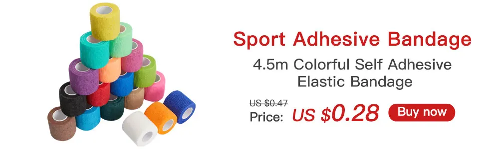 5 Size Kinesiology Tape Muscle Bandage Sports Cotton Elastic Adhesive Strain Injury Tape Knee Muscle Pain Relief Stickers