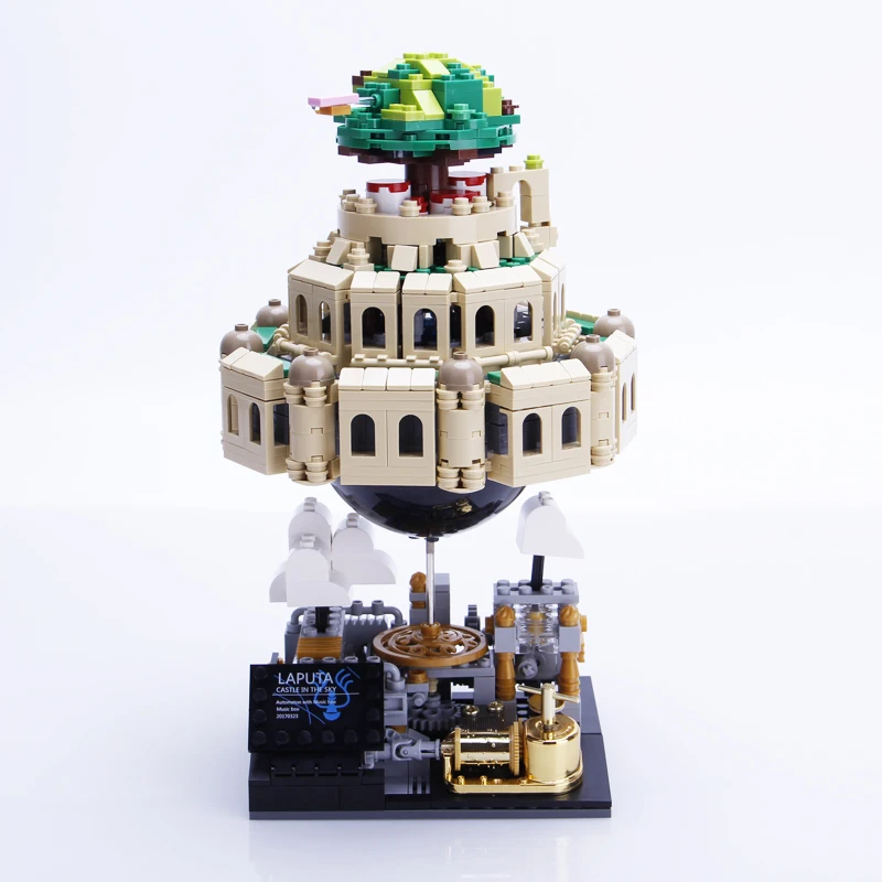 XingBao 05001 Moc Laputa: замок в небе кирпичи с музыкальной коробкой детские развивающие строительные блоки кирпичи игрушки подарок