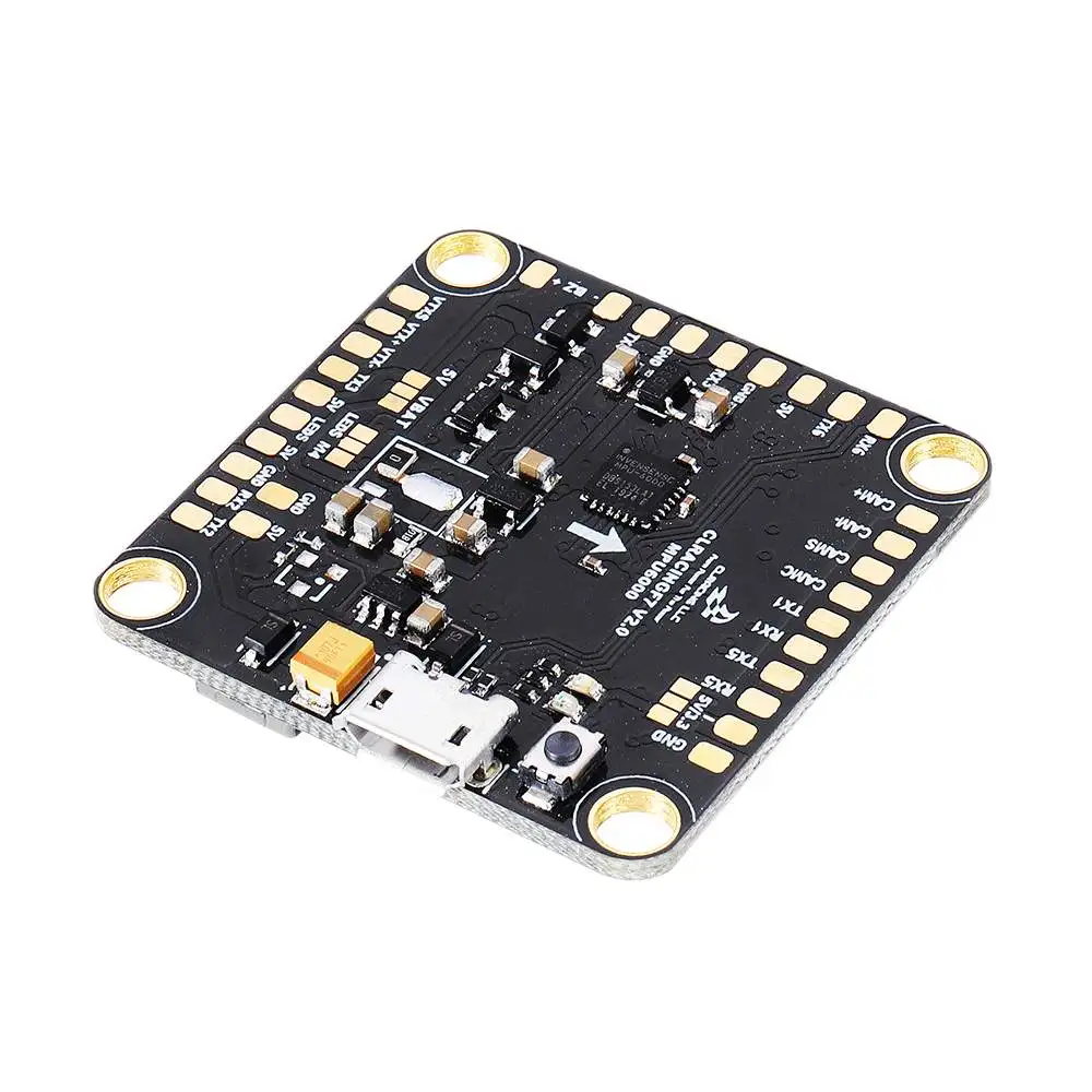 Контроллер полета CLRACING F7 MPU6000 V2 F722 2-8S 5 V/3A BEC 32MB черная коробка DIY аксессуары запасные части