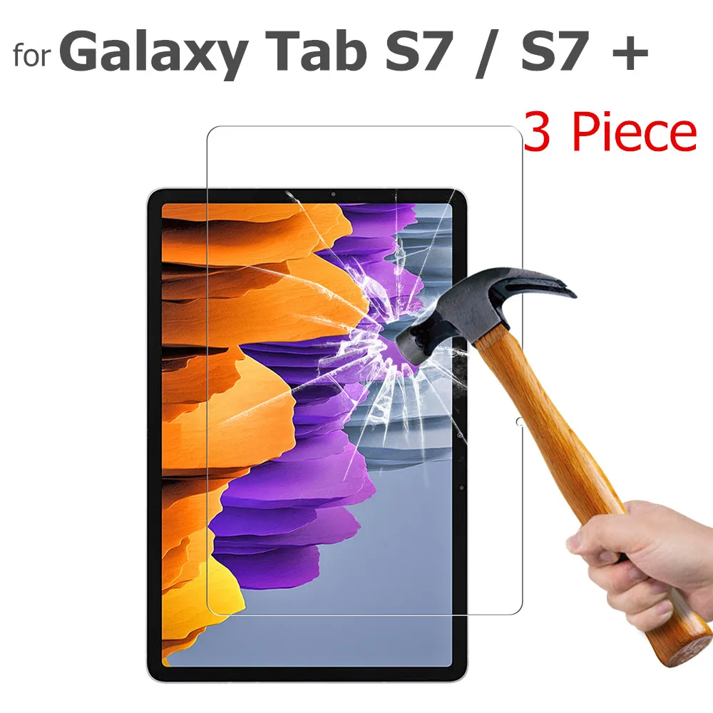 Защитное стекло для Samsung Galaxy Tab S7 2020 t870 t875 Plus Fe S5E S4 3 шт. | Компьютеры и офис
