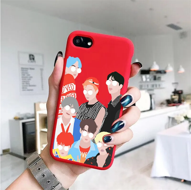 Модный kpop Boy group чехол для телефона для iPhone 11pro X 7 Plus чехол TPU Мягкий силиконовый чехол для телефона для iPhone 6S 8 Plus XS Max чехол - Цвет: DHSR-22154