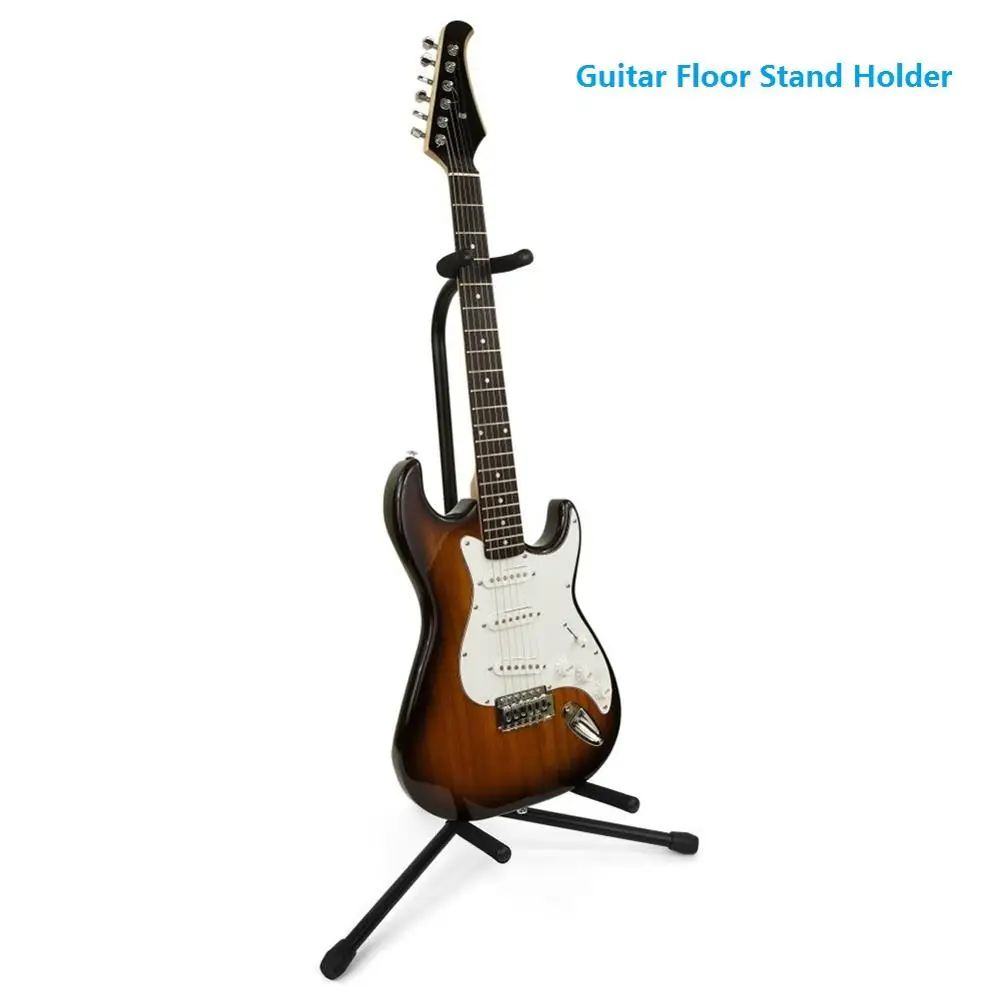 Напольная стойка держатель для гитары портативная демонстрационная басов