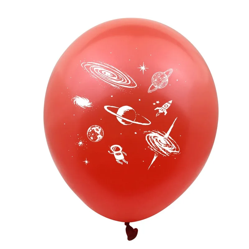 12 дюймов Галактическая система конфетти воздушные шары ракета, космонавт авиация галактика воздушный шар День Рождения украшения Дети год Декор
