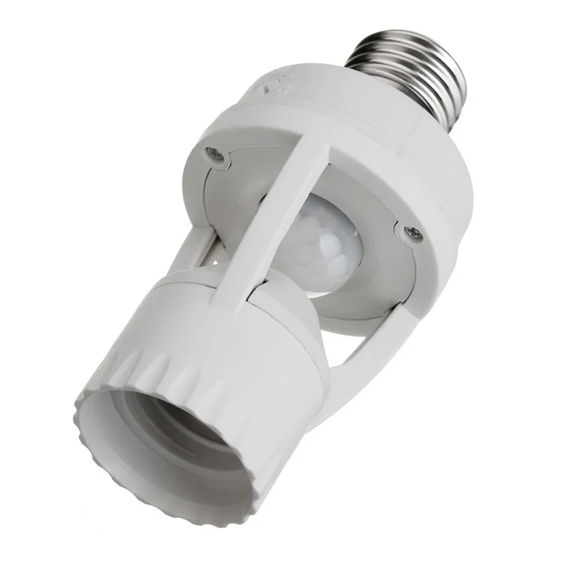 AC 110-220V 360 градусов PIR индукционный движения Сенсор ИК инфракрасный человеческого E27 розетка переключатель Базовая Светодиодная лампа светильник держатель лампы