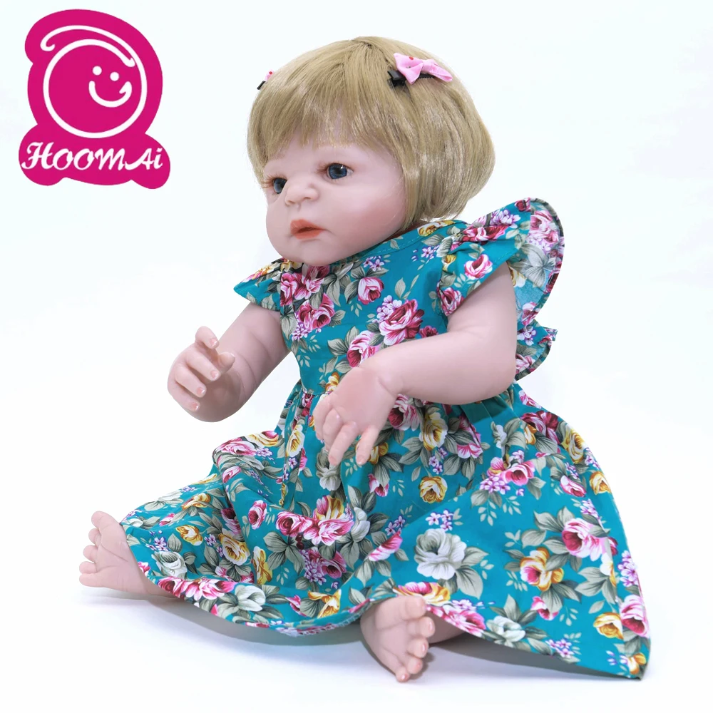 55 см мягкий полностью силиконовый корпус Винил реалистичный Bebe Reborn Baby Doll Лидер продаж куклы прекрасный Playmate детский подарок на Рождество
