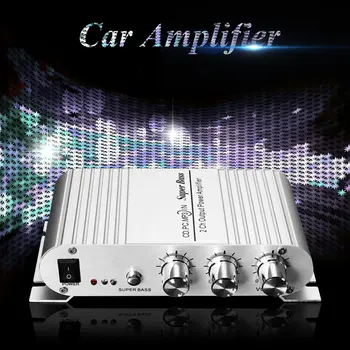 

Car Amplifier 12V Mini Hi-Fi 2.1 Car Amplifier MP3 MP4 Stereo Player Audio Auto Sound Amplifier Subwoofer For mp3 PC DVD CD