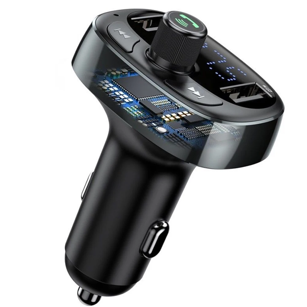 Bluetooth Handsfree fm-передатчик MP3-плеер модулятор адаптер двойной зарядное устройство USB беспроводной аудио быстрый
