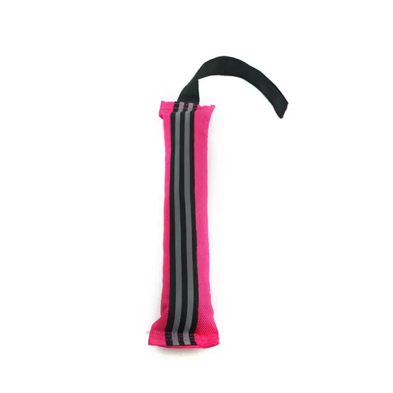Собака Жевательная молярная палочка кость типа Ткань Оксфорд Интерактивная тренировка милые игрушки для домашних животных - Цвет: Hot Pink