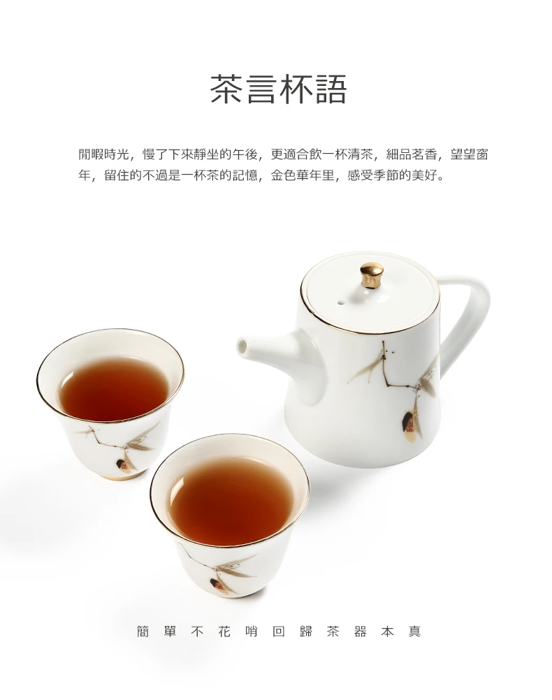 Китайский чайник керамический ручной росписью teaware фильтр белый фарфоровый чайник японский Кунг Фу церемония пуэр набор один горшок