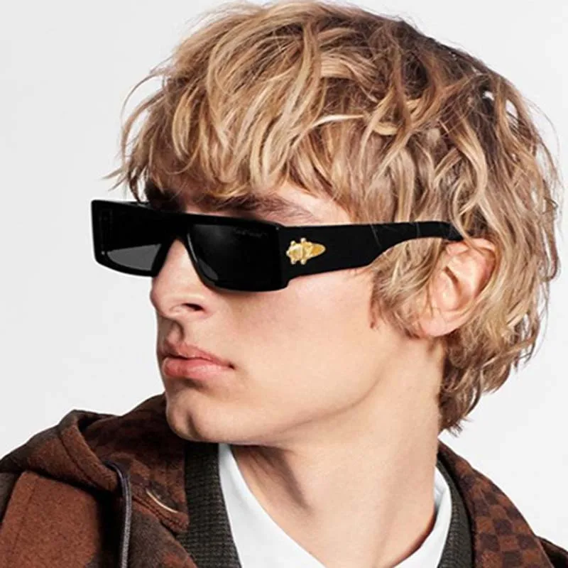 

Модные черные солнцезащитные очки MIZHO 2022, женские прямоугольные прозрачные брендовые дизайнерские ретро-очки UV400, солнцезащитные очки унисекс квадратной формы