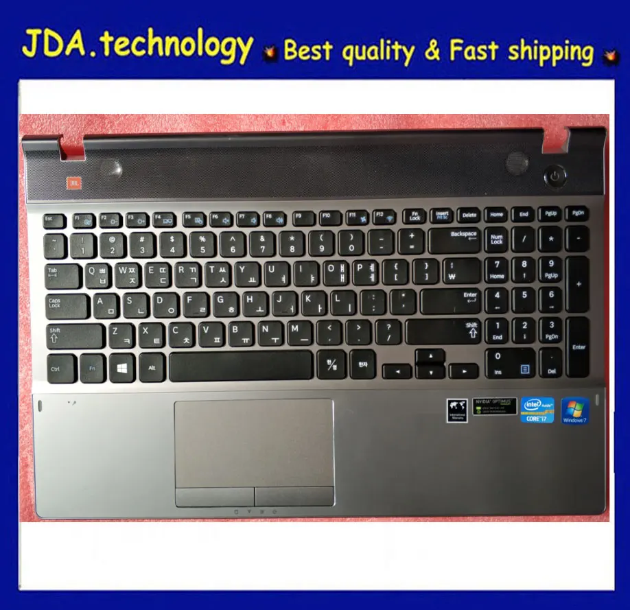 MEIRROW New/orig palmrest topcase for SAMSUNG NP550P5C 550P5C KR Korean keyboard upper cover touchpad | Компьютеры и офис