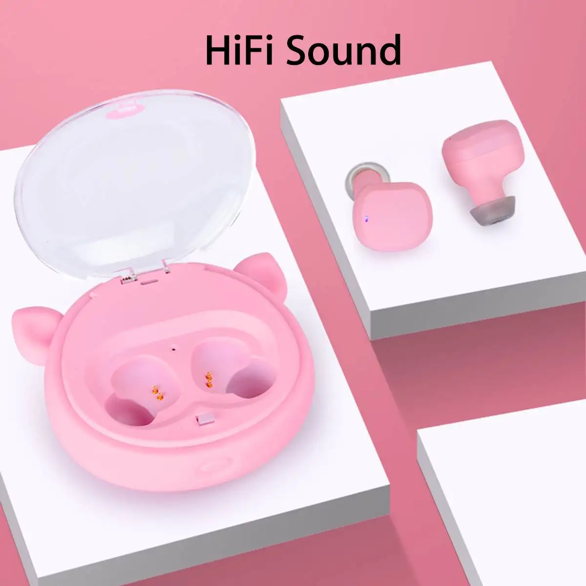 Bluetooth 5,0 наушники в ухо TWS настоящие Беспроводные спортивные Hi-Fi стерео наушники сенсорная гарнитура с зарядным устройством для телефонов