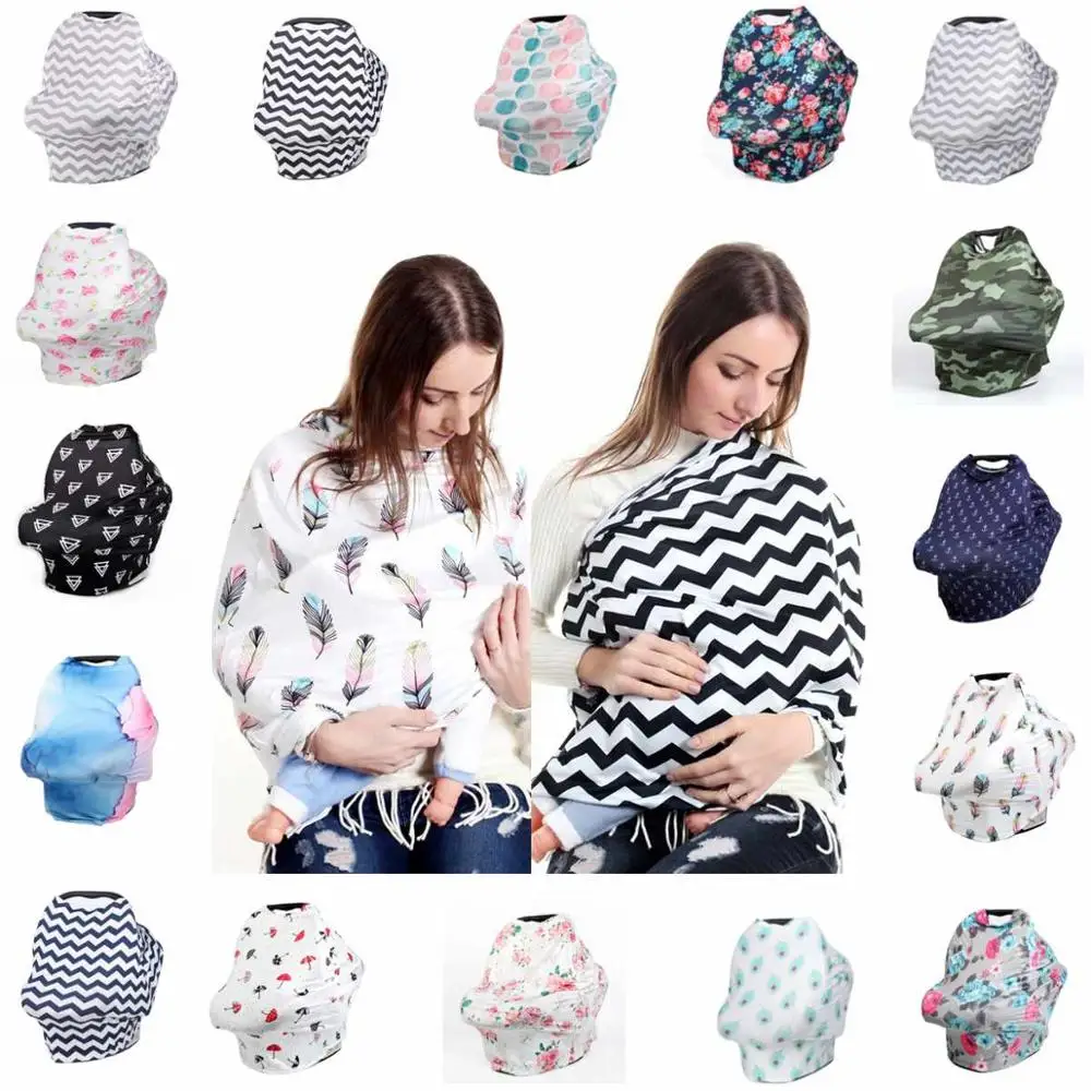 

Nursing Breastfeeding Privacy Cover Baby Scarf Infant Car Seat Stroller Breast Feeding Scarf Nursing Covers