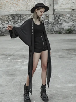 

PUNKRAVE Dark Wind Jacket Female New Trend Yamamoto Yoji Design Sense Niche Chiffon Shirt