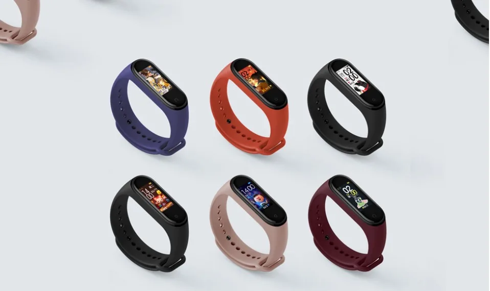 Глобальная версия Xiaomi Miband 4 умный Браслет пульсометр фитнес 3 цвета AMOLED экран Smartband фитнес