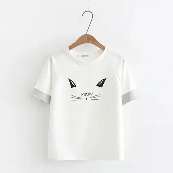 

2019 Summer T-Shirt Cotton Women Casual Tshirt Women T Shirt Print T-Shirt Female