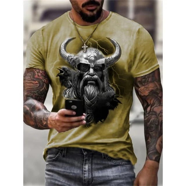 New Summer Man T-shirt Short Sleeve 3D Print 2021 Men's T Shirt Fashion Male Casual Streetwear Fashion Retro Oversiezed T Shirt 9