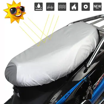 

Universal Motorcycle Cushion Rainproof Sun Protection Seat Cover Waterproof Dust-proof Scooter Cushion Cover Oxford Cloth M L XL