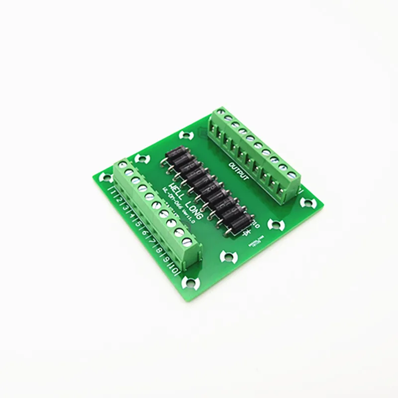 Клеммный блок защиты диодов SR5100 5A/100V диодный клеммный блок