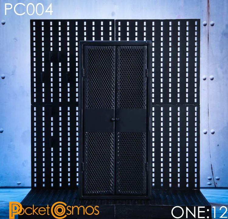PCTOYS PC004 1/12 металлическая шкаф с выдвижными полками для 6 дюймов фигурка героя «сделай сам»