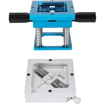

Blue Bga Reballing Kit 90X90mm Bga Reballing Station with 90mm Reballing Station Stencils Template Holder Fixture Jig