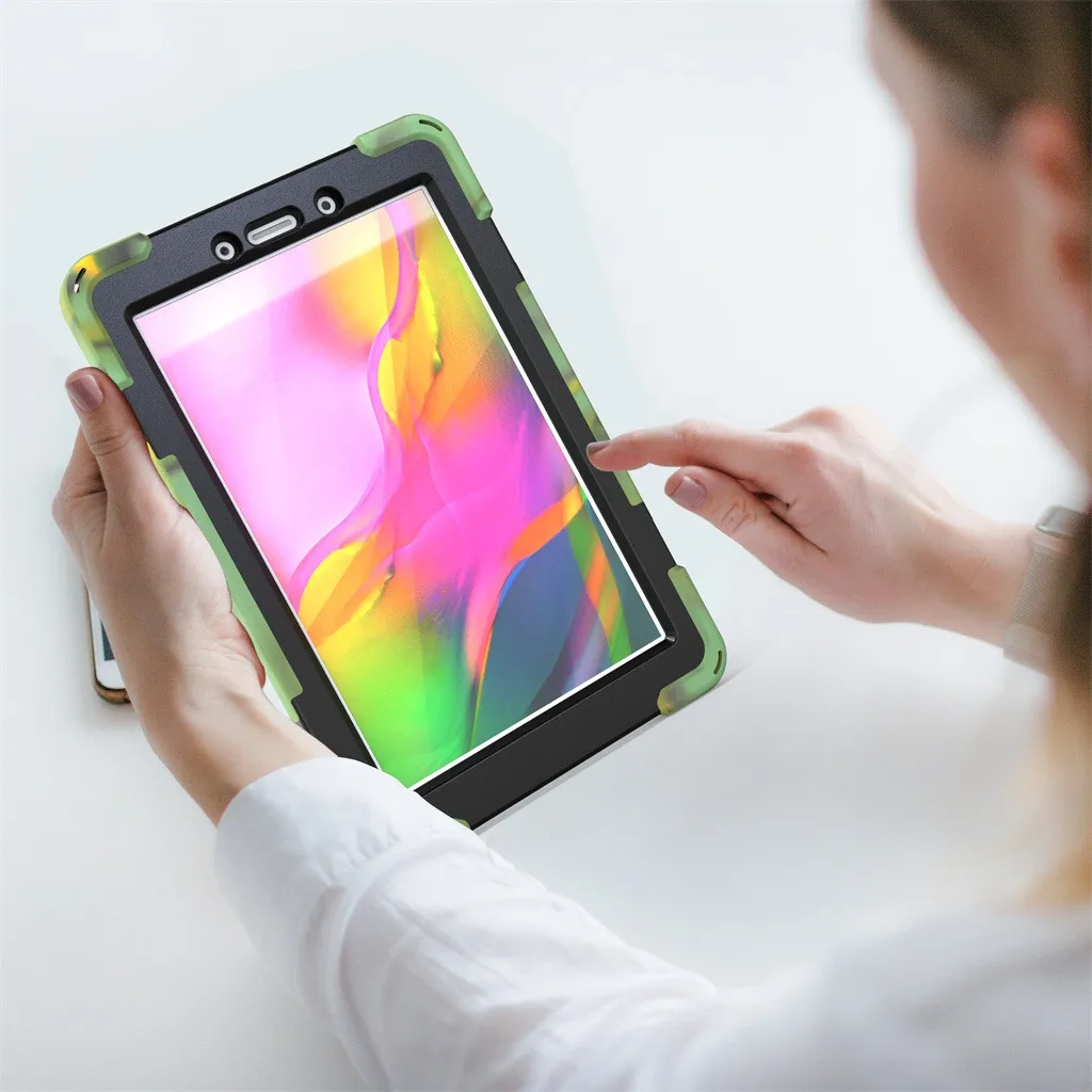 Чехол для Samsung Galaxy Tab A 8 T290 T295 ударопрочный защитный чехол из закаленного стекла#830