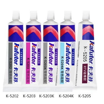 

Kafuter High Temperature Resistant Thermal Conductive Silicone Heat Sink Paste For LED Light CPU PCB Chips Electronic Glue
