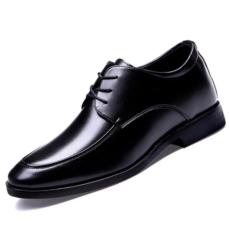 New Men Formal Shoes Invisible Heel 