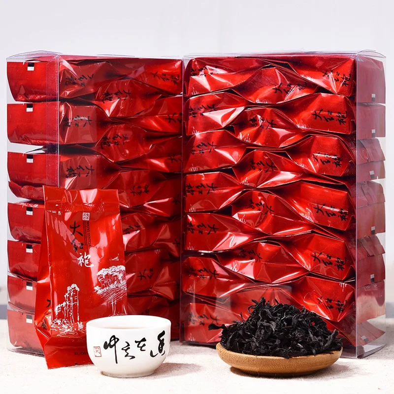 

Chinese Da -Hong -Pao Tea Big Red Robe Oolong Tea the original Green food Wuyi Rougui Tea For Health Care Lose Weight