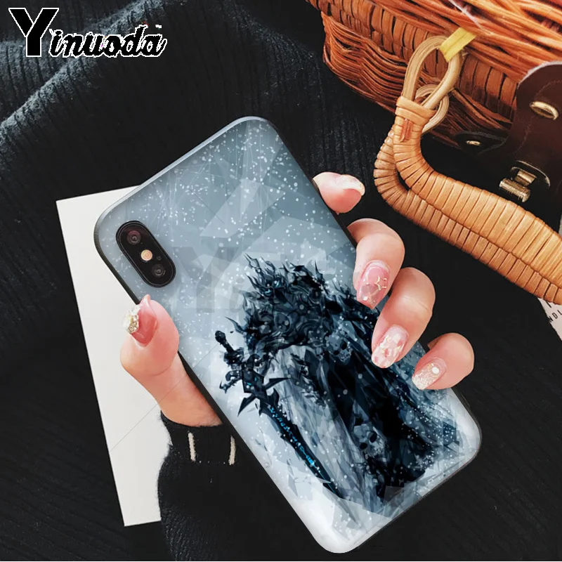 A11 Yinuoda World of Warcraft Arthas Sylvanas мягкий чехол из ТПУ для телефона iPhone 6S 6plus 7 7plus 8 8Plus X Xs MAX 5 5S XR 11 11pro - Цвет: A11