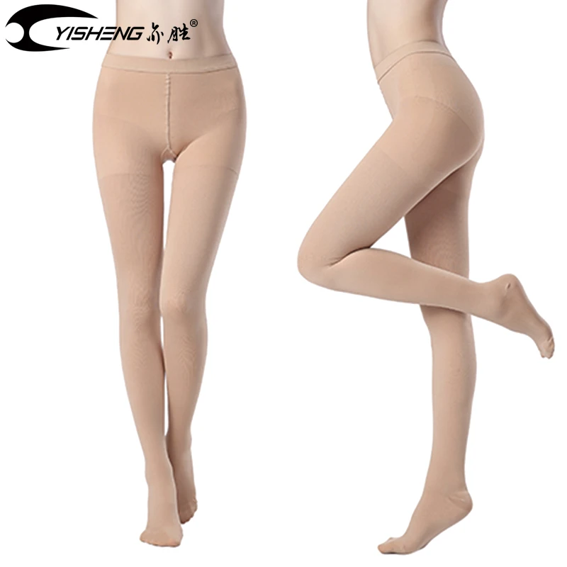 

YISHENG Medical Compression Stockings Closed Toe Varicose Veins Pantyhose Compression Pants for Women