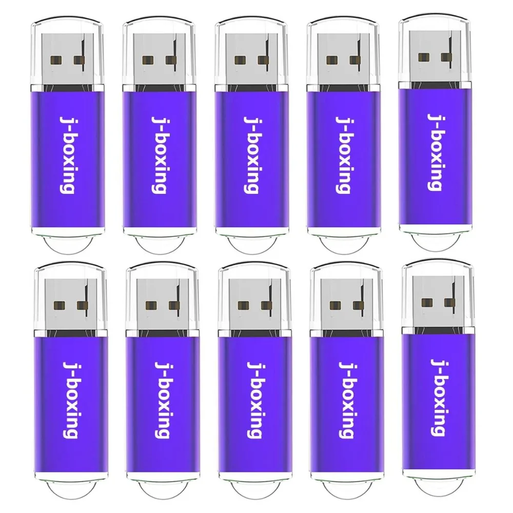 J-бокс 10 шт 256 Мб флэш-накопитель USB прямоугольник флеш-накопитель USB2.0 ручка переносной usb-накопитель с Кепки для портативных ПК Tablet 8 цветов