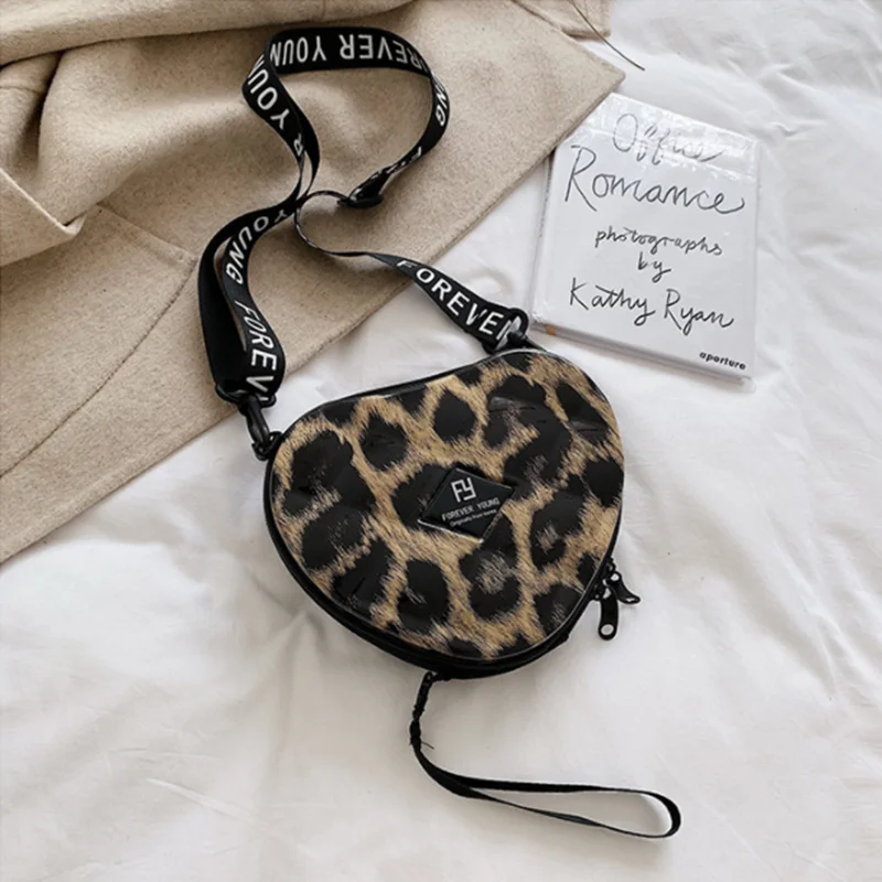 leopard print Модные роскошные сумки для женщин новая мини-сумка для любви Женская маленькая коробка сумка для макияжа клатч сумка через плечо сумка-мессенджер - Цвет: leopard print