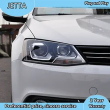 Автомобильный Стайлинг для VW Jetta фары 2012- Jetta светодиодные фары фара led drl проектор фары H7 hid Биксеноновые линзы