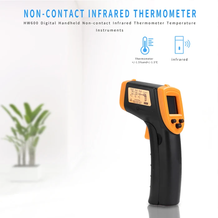ИК инфракрасный термометр измеритель температуры Бесконтактный ручной пирометр для промышленности QJS магазин