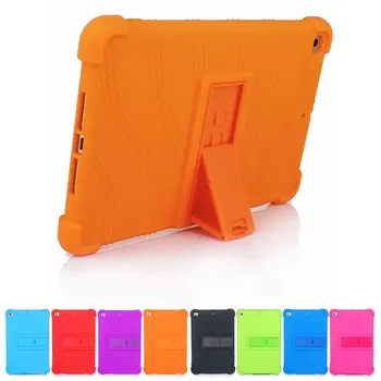 

For iPad Mini5 Soft Silicone Case Drop Resistance Falling Stand Protective Skin for iPad Mini 4 7.9 inch Tablet