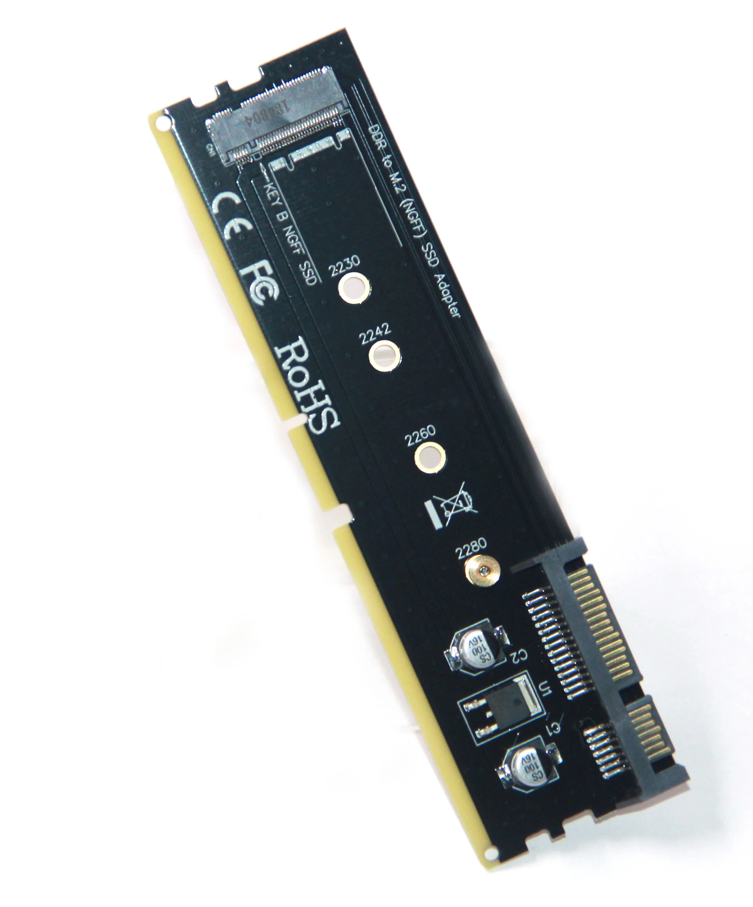 L DDR4 3 от 2 до M2 SATA SSD адаптер M.2 NGFF B Ключ Райзер карта 15Pin Power 7Pin порт передачи данных