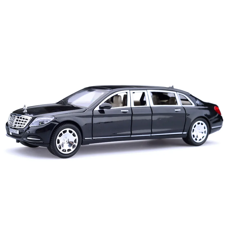 

1/32 Maybach 2 colors Car Model Alloy Simulation Diecast Vehicle 4 doors can open